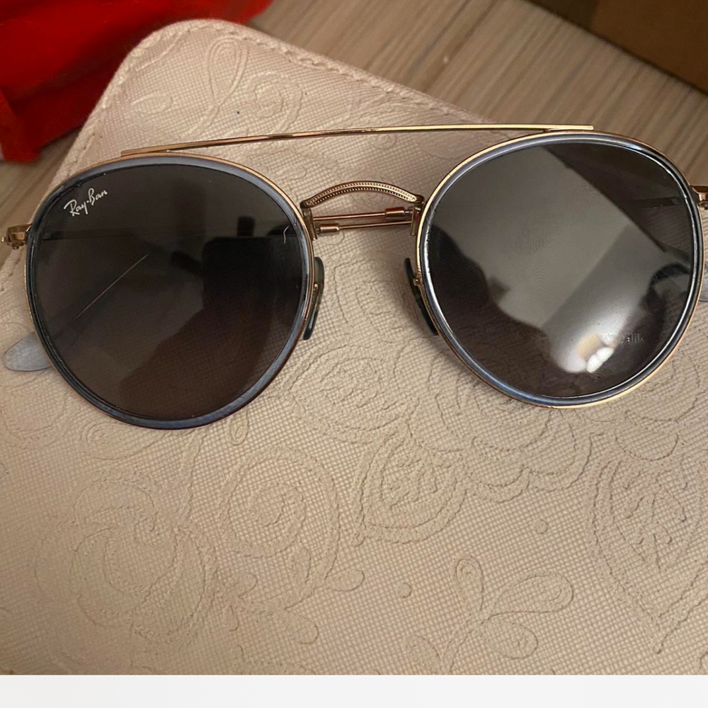 Ray-Ban Double Bridge Round Sunglasses